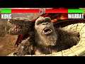 Godzilla Vs Kong But Health Bar Is Enabled | Kong Vs Warbat Battle Scene 4K