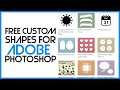 How To Download And Load Custom Shapes In Adobe Photoshop CC - 2021