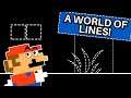 Mario Enters a World of Lines