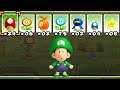 What happens when Baby Luigi uses Mario's Power-Ups in New Super Mario Bros. Wii ?