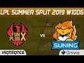 FPX vs SN Highlights Game 2 LPL Summer 2019 W10D6 FunPlus Phoenix vs Suning Gaming LPL Highlights by