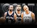 GREATEST DYNASTY EVER? | NBA 2K BIG 3 Spurs Goat Race Career Sim