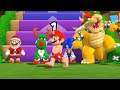 Mario Party 9 - Step It Up Battle - Santa Mario Vs Yoshi Vs Sonic Vs Bowser