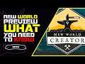 New World Preview Details & Content Creator Program Details | Ginger News