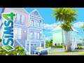 Tropical Beach House Community Base Game Speed Build - The Sims 4