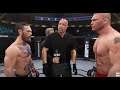 UFC 4 코너 맥그리거 브록 레스너 UFC 엄청난 거구 레전드 브록레스너를 상대하는 코너맥그리거! (EA Sports UFC4)