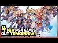 4 NEW PS4 GAMES COMING TOMORROW - FREE GAME, BIG FIGHTING GAME + MORE!