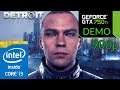 Detroit Become Human DEMO - GTX 750Ti - i3- 4170 - 900p - Benchmark PC