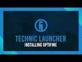 How to install OptiFine to Technic Launcher modpacks | Complete Crash Course
