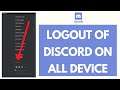 How to Logout of Discord on All Device (2021) | Sign Out of Discord