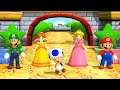 Mario Party 9 Garden Battle - Luigi Vs Daisy Vs Peach Vs Mario (Master COM)