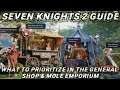 Seven Knights 2 Beginner Guide: What to Prioritize in the General Shop & Mole Emporium