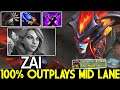 ZAI [Queen of Pain] 100% Outplays Mid Lane Crazy Gameplay Dota 2