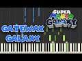 Gateway Galaxy - Super Mario Galaxy (Piano Tutorial) [Synthesia]