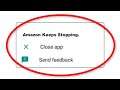How To Fix Amazon Apps Keeps Stopping Error Android & Ios - Fix Amazon App Not Open Problem