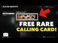 How to Get FREE RARE “Decades In The Making” Calling Card Tutorial! (Black Ops Cold War)