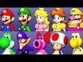 Mario Party 9 - All Characters - Mario vs Luigi vs Peach vs Daisy
