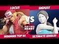 Play With Heart SSBU - Locus (Terry, Ridley) Vs. Signas (Wii Fit) Smash Ultimate Tournament Top 64