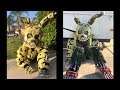 Springtrap Cosplay Crawling in Real Life