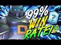 +500 TROPHIES IN ONE HOUR!! BEST MEGA KNIGHT DECK EVER!!