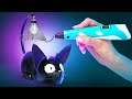 Haz una lámpara de noche LED en forma de gato con el lápiz 3D
