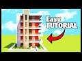 Minecraft: How to Build a Skyscraper/Apartments - Easy House Tutorial