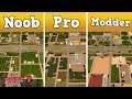 Noob VS Pro VS Modder - Building a beautiful Farming Area in Cities: Skylines