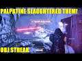 Star Wars Battlefront 2 - The Emperor getting sh*t done! CRAZY Last second OBJ play! PTFO ALL DAY!