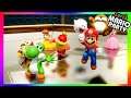 Super Mario Party Minigames #380 Yoshi vs Mario vs Luigi vs Diddy kong