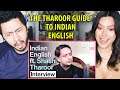 THE THAROOR GUIDE TO INDIAN ENGLISH | Shashi Tharoor | Brut India | Reaction | Jaby Koay & Natasha