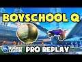 BoyScHool Q Pro Ranked 3v3 POV #66 - Rocket League Replays