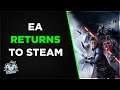 Corporate greed has driven EA to return to Steam, Still requires EA Origin