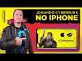 CYBERPUNK 2077 RODANDO NO IPHONE | Demonstração no Google Stadia