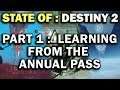 Destiny 2 - "Directors Cut" Part 1 - State of the Game - The Past 6 Months