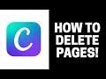 How to Delete Pages in Canva