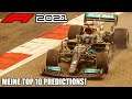 Meine Top 10 F1 2021 Predictions | Formel 1 2021 Saison