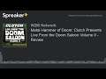 Metal Hammer of Doom: Clutch Presents Live From the Doom Saloon Volume II - Review