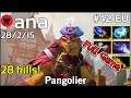 28 kills! ana [OG] plays Pangolier!!! Dota 2 Full Game7.22
