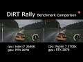 DiRT Rally Benchmark Comparison i7 2600K vs Ryzen 7 3700x
