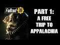Fallout 76 PS4 Gameplay Part 1: A Free Trip To Appalachia!