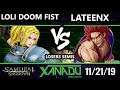F@X 329 SamSho - Loli Doom Fist (Charolette) Vs. LATEENX (Kazuki) Samurai Shodown Losers Semis