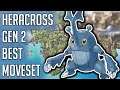 Heracross Gen 2 Best Moveset - Heracross Best Moveset Moves Pokemon Gold Silver Crystal