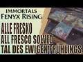 Immortals Fenyx Rising - 100% Guide Alle Fresko Rätsel - All Fresco Tal des ewigen Frühlings GELÖST
