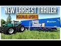 NEW TRACTOR MODS & THE BIGGEST IN-GAME TRAILER | MODHUB UPDATE | FARMING SIMULATOR 19