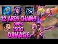 STAFF OF MYRDIN + DOUBLE ARES = 12 CHAINS FOR OVER 1500 DAMAGE! - Smite Joust ft. SoloDoubleJ & Dave
