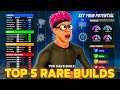 TOP 5 RAREST BUILD NAMES ON NBA 2K22! NEVER SEEN BEFORE BUILDS THAT ARE ACTUALLY OVERPOWERED!
