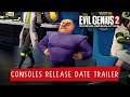 Evil Genius 2  World Domination – Consoles Release Date Trailer  PS4, PS5, Xbox One, Xbox Series X S