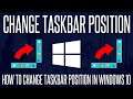 How to Change Taskbar Position on Windows 10 Desktop