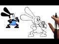 How To Draw Oswald the Lucky Rabbit Friday Night Funkin' Step by Step