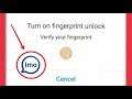 Imo App || How To Set Fingerprint & Pattern lock